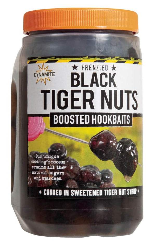 Dynamite Baits Frenzied Black Tiger Nuts Boosted Hookbaits 500ml