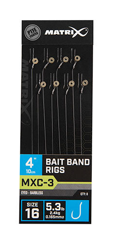 Matrix MXC-3 Bait Band Rigs 10cm/4ins