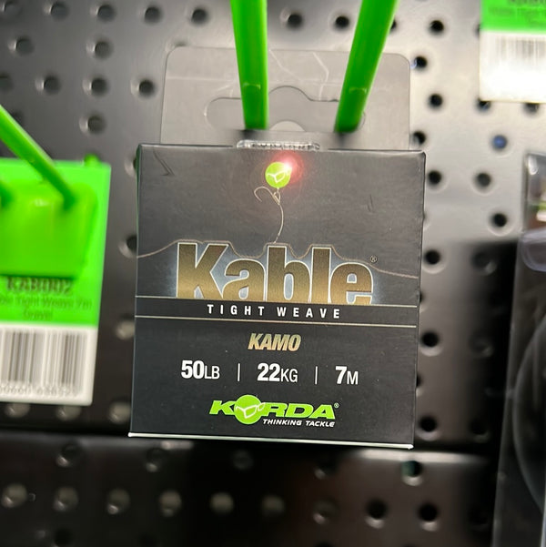 Korda Kable Tight Weave 7m Kamo