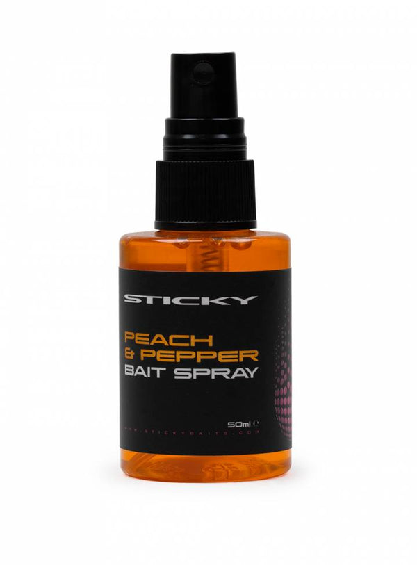 Sticky Baits Peach & Pepper Bait Spray 50ml Spray
