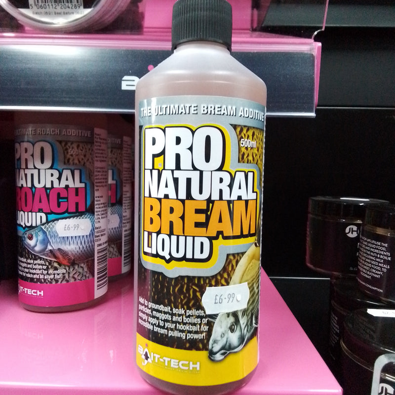 Bait-Tech NEW Pro Natural Liquid Bream (500ml)