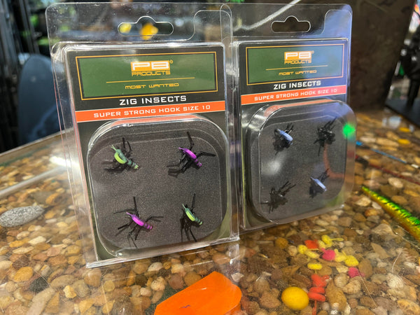 PB - Zig Insects - Super Strong Hook Size 10 - 2 colours