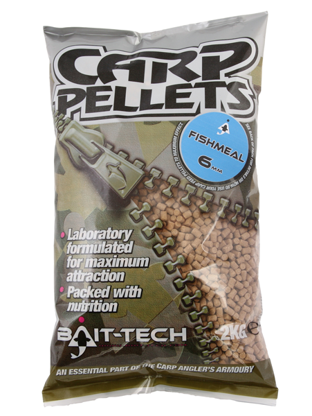 Bait-Tech Fishmeal Carp Feed Pellets 4mm (2kg)