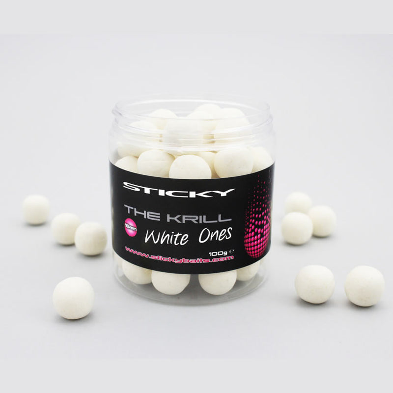 STICKY Baits The Krill White Ones 12mm Pop Ups