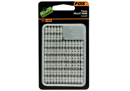 FOX Edges Pellet Pegs 11mm x 2 clear