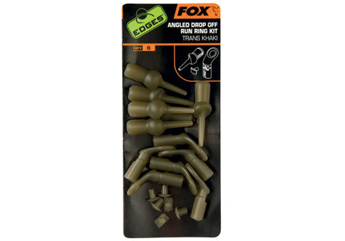 FOX Edges Angled Drop off run ring kit trans khaki x 6