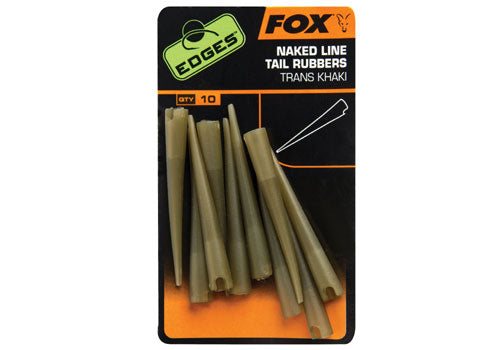 FOX Edges naked line tail rubbers x 10pc