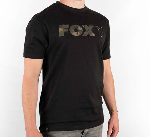 Fox t-shirt black/camo print size m