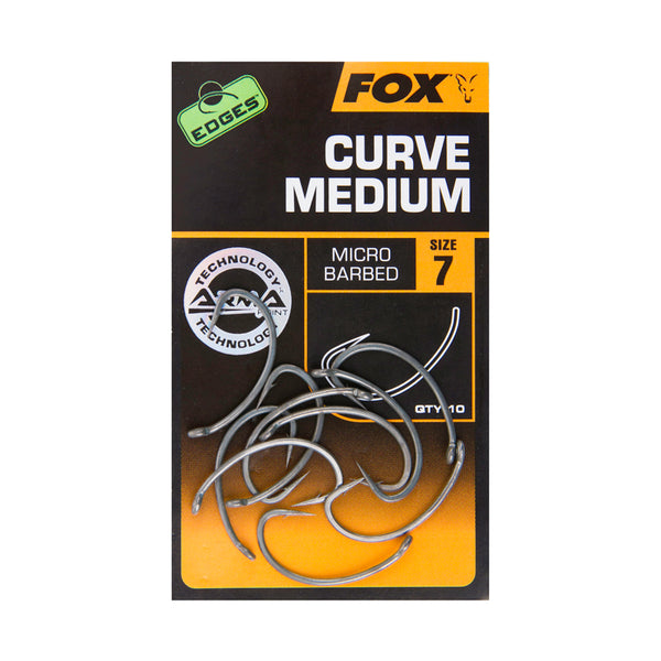FOX Edges Curve Medium Micro Barbed Hooks