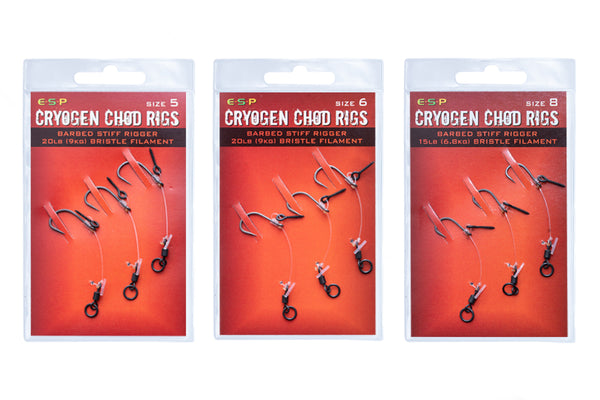 ESP Cryogen Chod Rigs Barbed Size 8
