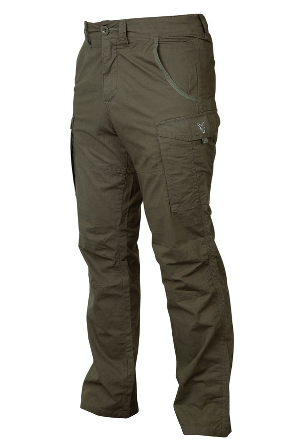 Fox Collection Combat Trousers Green / Silver