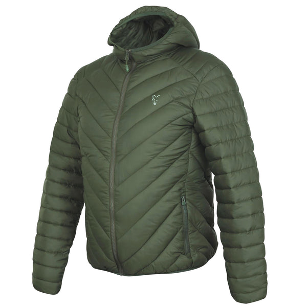 Fox Collection Quilted Jacket Green/Silver
