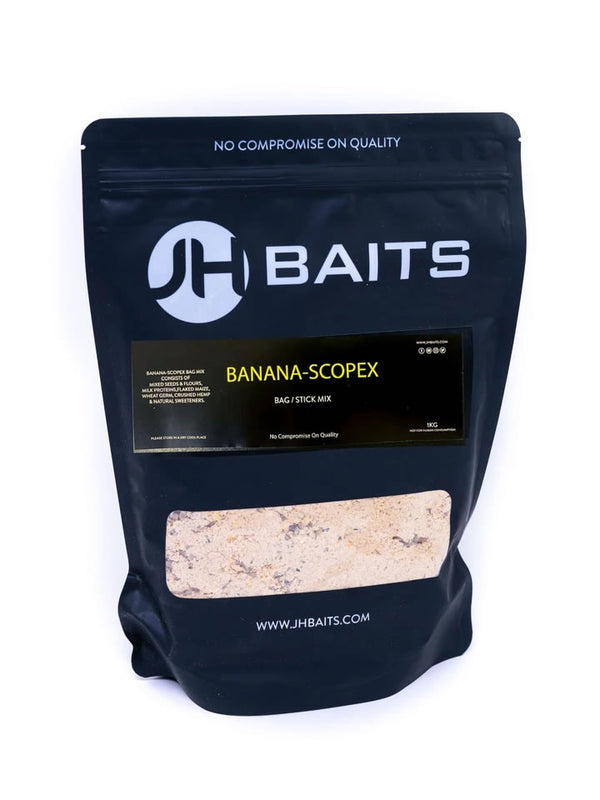JH Baits Banana-Scopex Bag/Stick Mix 1kg