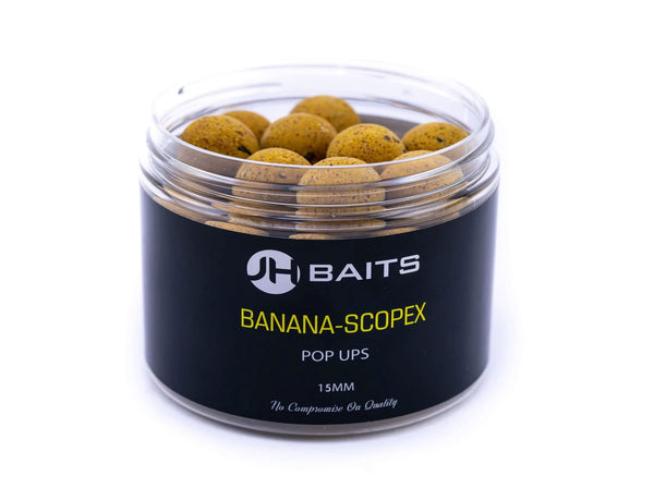 JH Baits Banana-Scopex 15mm Pop-UPS