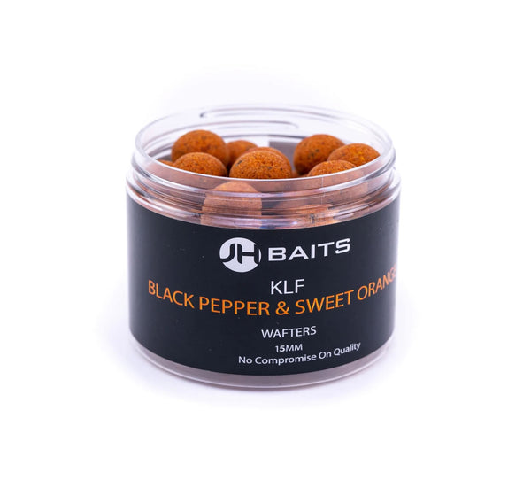 JH Baits KLF Black Pepper & Sweet Orange Wafters