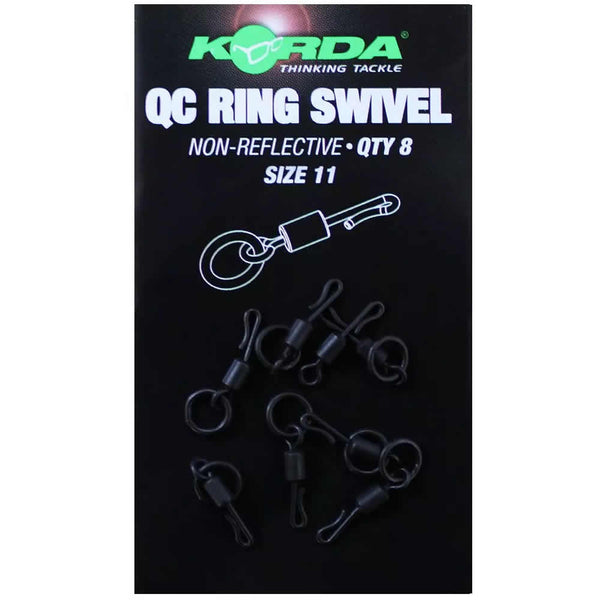 KORDA Quick Change Ring Swivel Size 11 (8pcs)