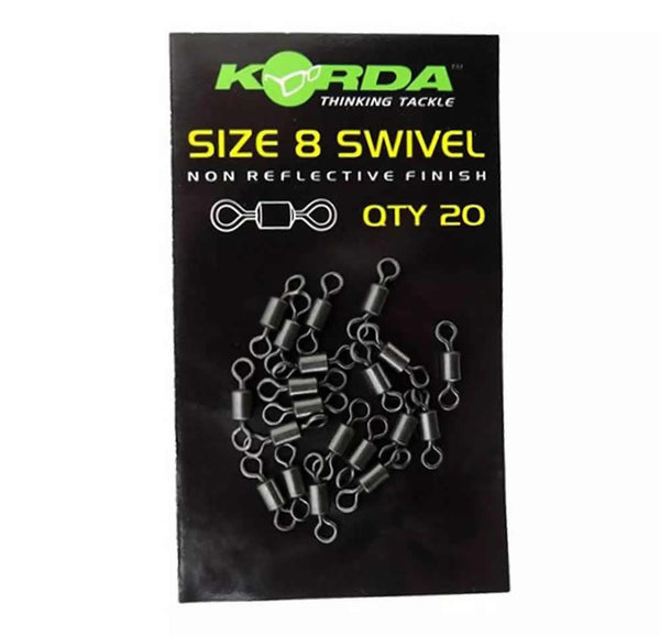 KORDA Swivels Size 8 (20pcs)