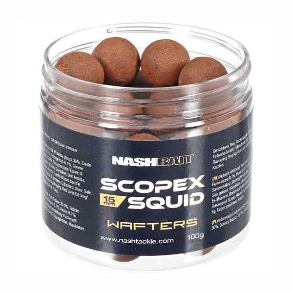 NASH Baits Scopex Squid Wafters 18mm