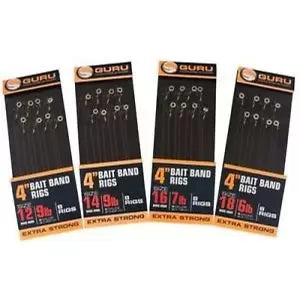 Bait Bands 4" Size 18 QM1 x 8 (0.15mm)