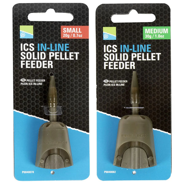 Preston ICS In-Line Solid Pellet Feeder Size Small 20g