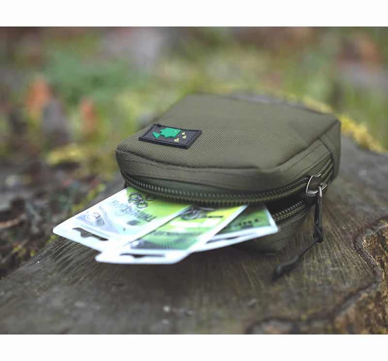 Thinking Anglers Solid Zip Pouch Medium Olive