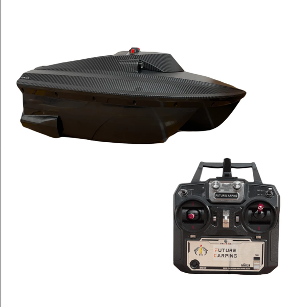 V60 Bait Boat with Fish Finder by Future Carping - Carbon